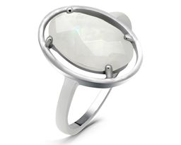 Кольцо из серебра лунный камень, Симона