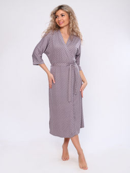 Халат женский МИШЕЛЬ (серый № 3) - Ивановская трикотажная компания фото 2