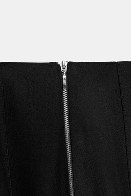 HIGH-WAIST TROUSERS WITH BACK ZIP - Zara фото 20