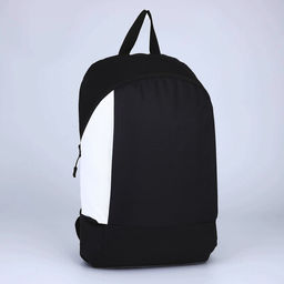 Рюкзак текстильный 46х30х10 см, вертикальный карман, цвет черно-белый - Nazamok фото 3