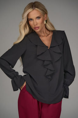 Блузка Мишель (чёрный) - Эльза фото 10