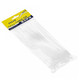 Стяжка-хомут кабельная 20х0,4см, 100 штук, нейлон, в п/эт упаковке на картоне (Китай) - Домашняя мода фото 3