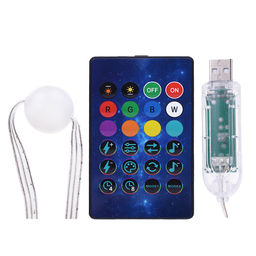 Электрогирлянда светодиодная "Шарики" (10м, 66 ламп, цвет: синий, розовый, желтый)