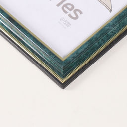 Фоторамка пластик "Офис 2" 21х30 см, малахит (пластиковый экран)