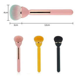 Кисть для макияжа LOTUS MAKEUP BRUSH для нанесения основы ,пудры, румын , хайлайтера, розовая - Aopen фото 4