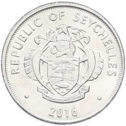 Монета 25 центов 2016 года Сейшелы