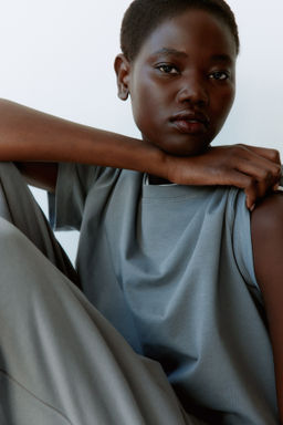 Camiseta oversize de algod?n - H&m фото 10