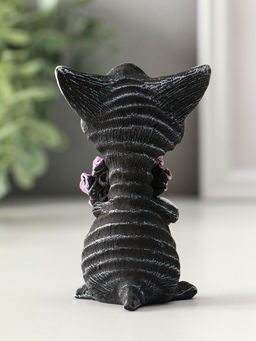 Фигура "Кот с цветами" 8 см