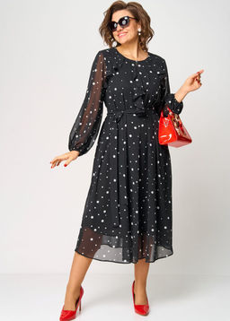 Платье EVA GRANT 7177 горох