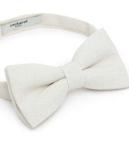 Бежевый галстук-бабочка