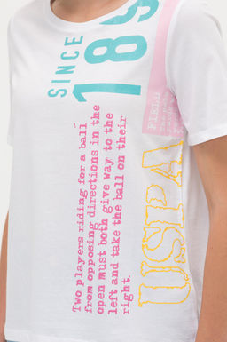 Женская белая футболка - U.s. polo assn фото 14