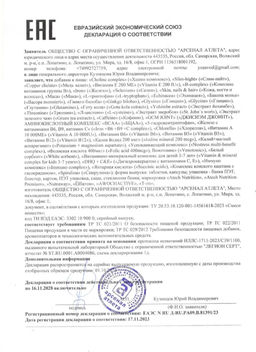 Добавка к пище GINKGO BILOBA (ЭКСТРАКТ ГИНКГО БИЛОБА) 60капс ТЖК 450мг TM AWOCHACTIVE (выводим)  фото 5