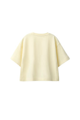 CAMISETA LISA HEAVY JERSEY / Amarillo - Zara фото 7