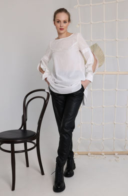 Блуза AMORI 6396 молочный