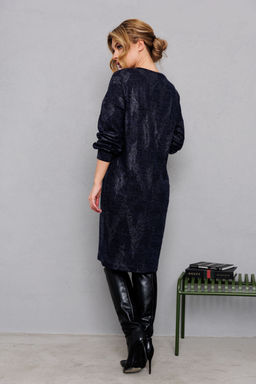 Платье AMORI 9826 синий  фото 2