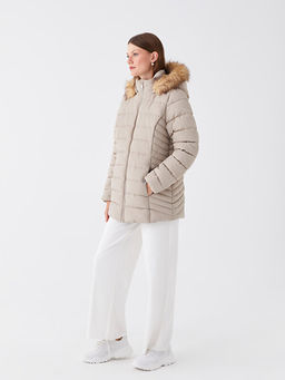 Kad?n Kap??onlu D?z ?i?me Mont - Waikiki фото 3