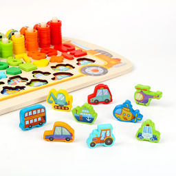 Детский логический центр 5 в 1 Автобус 42 22,5 8 см - Simaland фото 3