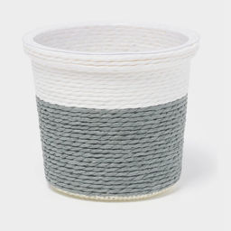 Кашпо для цветов плетёное «Бантик» 10.5×10.5×9 см, МИКС