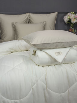 Muslin & Satin Solid color (крем карамель) комплект