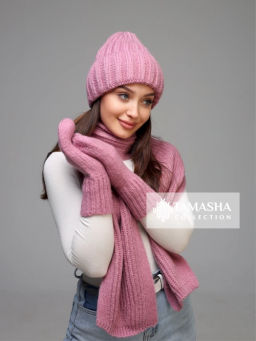 Комплект Грация new (шапка+шарф+варежки) - Tamasha фото 10