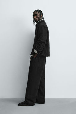 RELAXED FIT JEANS TEXTURE - Zara фото 4