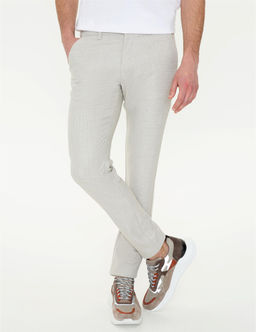 Vizon Slim Fit Beli Lastikli Kanvas Pantolon - Pierre cardin фото 2