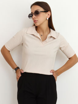 Футболка поло КФ100 Бежевый от фабрики Спортсоло