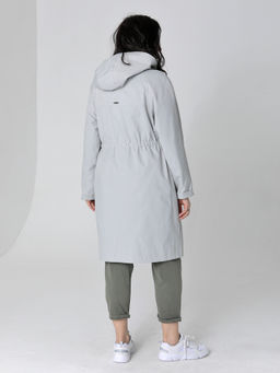 25137 Плащ св.серый - Dizzyway фото 4