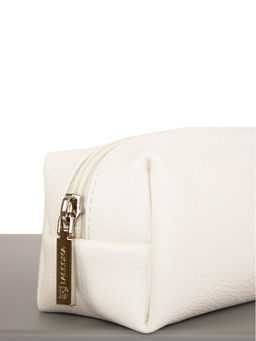 LACCOMA косметичка Гретта-Ф826-белый эко кожа хлопок