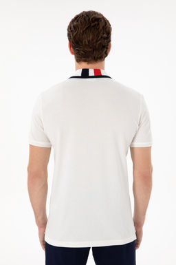 Erkek Slim Fit Polo Yaka Beyaz Basic Ti__rt Sepette S_rpriz _ndirim - U.s. polo assn фото 5