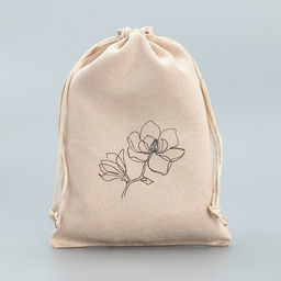 Цена за 5 шт. Мешок замшевый Цветок, 13 18 см +/- 1.5 см