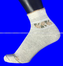 Цена за 10 пар. Беларусь носки женские лен гладкие Роза арт. Ж-105 (Ж-110)