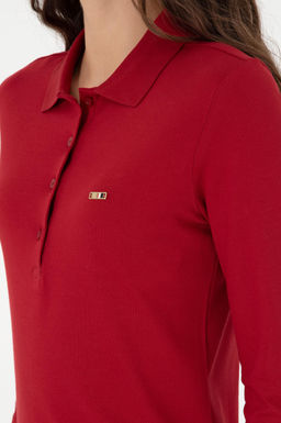 Свитшот женский U.S. Polo Assn красный  фото 14