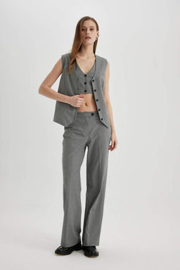 Длинный пиджак-жилет - Defacto фото 5