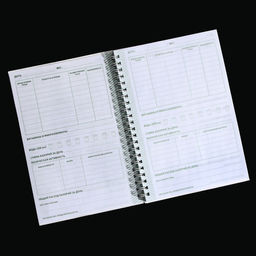 Дневник тренировок на пружине Правильное питание, А5 - Командор фото 6