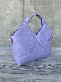 Женская сумка из эко кожи 0025 Светло-Фиолетовый - Sergio valentini фото 2