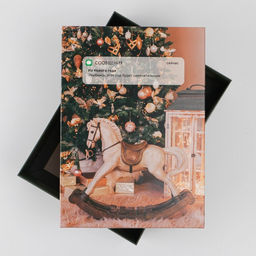 Коробка подарочная новогодняя складная «Сообщение», 21×15×7 см, Новый год