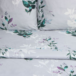 Постельное бельё Экономь и Я евро Spring 200х215см, 200х215см, 70х70см-2 шт, полисатин, 80 г/м  фото 2