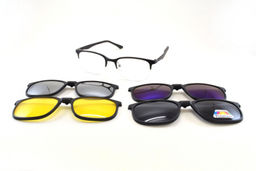 ОПРАВА SUN GLASSES POLARIZED 2288 C2 51-18-135 С НАСАДКАМИ+ЧЕХОЛ