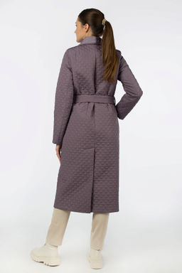 Пальто женское демисезонное (пояс) - El podio фото 4