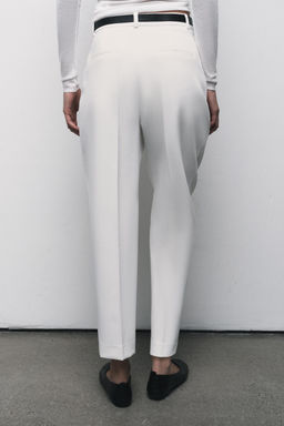 TROUSERS WITH BELT - Zara фото 3
