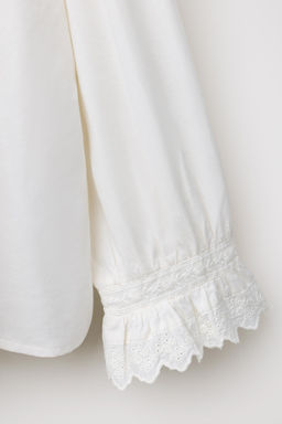 LIMITED EDITION EMBROIDERED PYJAMA SHIRT - Zara фото 6