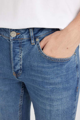 Джинсовые брюки скинни Carlo очень узкого кроя с нормальной талией и очень узкими штанинами - Defacto фото 12