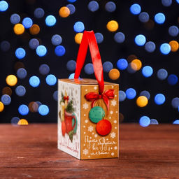 Цена за 7 шт. Подарочная новогодняя коробка «Чудес в Новом году!», для сладких подарков, 11×6×11 см