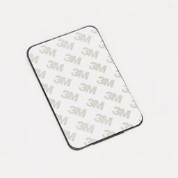 Картхолдер на телефон клеящийся, с подставкой, чёрный