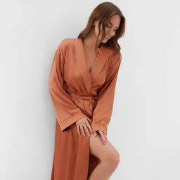 Халат домашний женский KAFTAN Terracotta, размер 52-54
