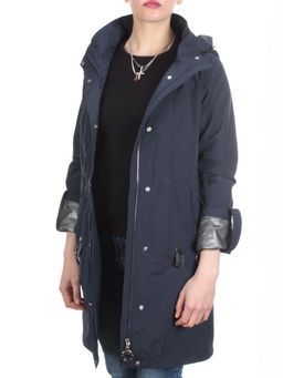 F2089 DARK BLUE Ветровка женская MARIA (65% хлопок, 35% полиэстер) - Фабричный китай фото 7