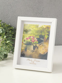 Фоторамка МДФ на 1 фото 15х20 см "Белая классика" 2,5х18х21 см