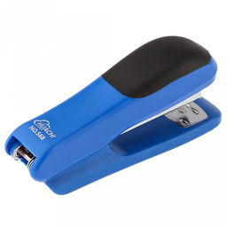 Степлер №24/6 и №26/6 до 20 листов, 12,7х3,4х5,8см, цвета в ассортименте: синий; светло-серый; черный, в цветной коробке (Китай)