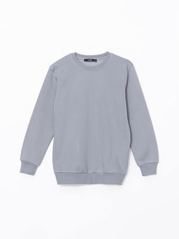 Bisiklet Yaka Erkek ?ocuk Sweatshirt